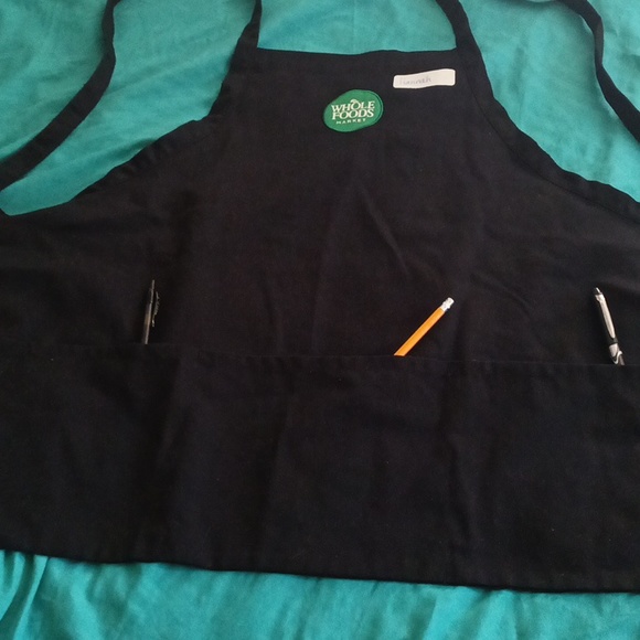 Whole Foods Other Whole Foods Apron Black With Green And White Logo